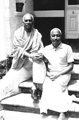 Swami Venkatesananda With Swami Ranganathananda